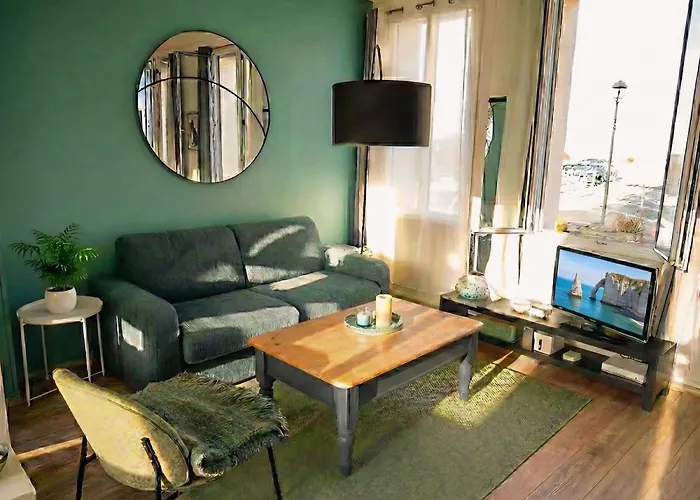 Ac- En Famille Ou Entre Amis-ies Avec Sauna Et A 50m Apartmán Étretat